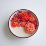 Peony Flower Bowl Candle