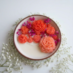 Peony Flower Bowl Candle