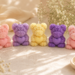 Small teddy candles