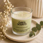 Set of 3 jar candles with Jute Bag