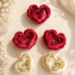 Rose Heart Candle – Set of 2