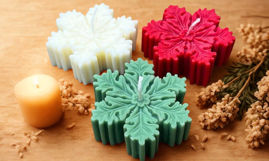 Snowflake candle