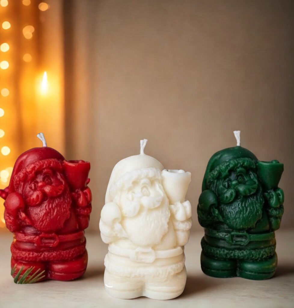 Mini Santa candle