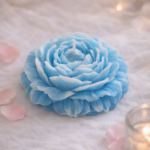 Peony Flower Candle with Box packaging