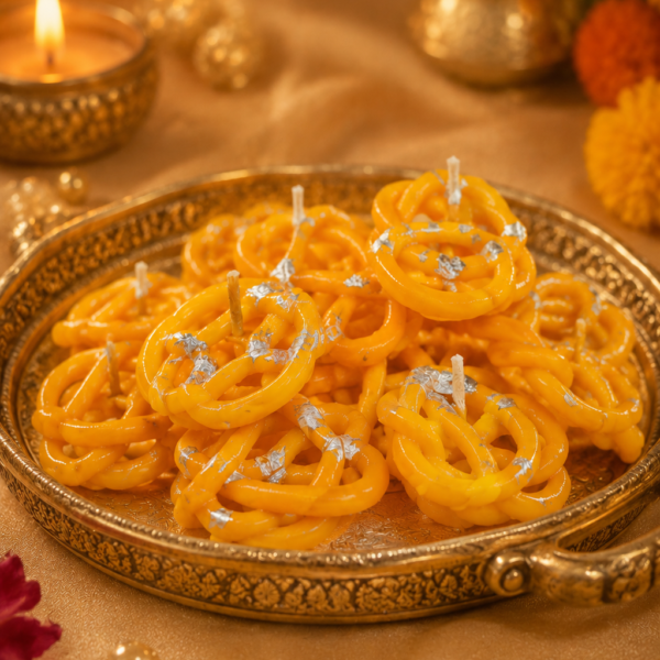 Jalebi candle Set