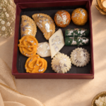 Assorted mithai candle box
