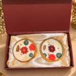 Round urli set in premium packaging box