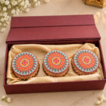 Mandala jars gift set with dry fruits